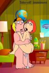 ass balls chris_griffin closed_eyes cum cum_inside family_guy hat incest lois_griffin mother_&_son nude orgasm_face sideboob thighs vaginal