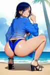  1girl ai_generated anime_coloring ass attractive beach bikini edited_art female_focus female_human female_only female_solo girlfriend hot hottie irresistible legs nature naughty provocative seducing seduction seductive seductive_female sensual sexy solo_female solo_focus solo_human tagme temptation tempting thighs wife 