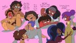 1boy 6+girls 8girls amphibia anilingus anne_boonchuy big_breasts black_hair brown_hair camila_noceda cartoon_network completely_nude completely_nude_female connie_maheswaran dark-skinned_female dark_skin disney enid_mettle fellatio indian indian_female jones_boi latina luz_noceda milf milf mother_&_daughter mrs._boonchuy ok_k.o.!_let's_be_heroes oum_boonchuy priyanka_maheswaran purple_hair steven_universe thai thai_female the_owl_house vampire vampire_girl wilhamena