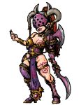  armor big_breasts cultist deviantart gif invitation inviting muhut multiple_arms ponytail slaanesh_(cult) warhammer_40k 