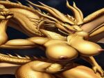  ai_generated big_breasts genderbend genderswap king_ghidorah nightmare_waifu 