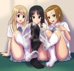 ?? akiyama_mio blonde_hair brown_hair dirty_feet dirty_socks feet female highres hirasawa_yui k-on! kotobuki_tsumugi multiple_girls nakano_azusa no_shoes odor panties pii pii_(taromura) pink_panties pov pov_feet school_uniform smell smelly_feet soles striped striped_panties tainaka_ritsu toes underwear white_panties yamanaka_sawako ã£ââ´ã£æ’â¼