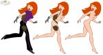 ass breasts dressed erect_nipples gagala kim_possible kimberly_ann_possible older older_female running thighs undressed young_adult young_adult_female young_adult_woman