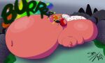  alice_in_wonderland barefoot big_breasts burping fat_ass fat_thighs feet gassy giantess gigantic_belly gilf huge_ass morbidly_obese panties plump queen_of_hearts ssbbw stuffing thick_thighs weight_gain 