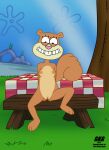 2021 black_eyes cute feet furry furry_female furry_only gkg nickelodeon nipples pink_nose pussy sandy_cheeks sexy_body smile spongebob_squarepants squirrel tree