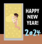 1boy 1girl 2024 balls barefoot black_background brown_hair bubbles champagne chest_tuft closed_eyes cute disney disney_channel feet giant_glass glass happy_new_year human kissing marco_diaz naked_female naked_male navel new_year penis_in_pussy star_butterfly star_vs_the_forces_of_evil swimming tagme toes yellow_hair