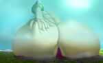 1girl ass booty breasts butt_crush cities city cosmo_the_seedrian country dat_ass destruction general_godzilla giantess macro micro pussy seedrian sega sonic_(series) sonic_the_hedgehog_(series) sonic_x tagme