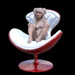  1girl 3d black-kat-3d-studio breasts female_only solo_female vulva 