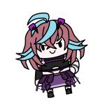  1girl chibi emikukis fanart female_only gif owozu spinning vtuber 