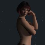  1girl 3d black-kat-3d-studio breasts female_only hair solo_female 