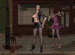  black-kat-3d-studio breasts clothing duo 