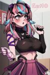  1girl ai_generated breasts emikukis fanart female_only midriff owozu solo_female vtuber 