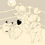 3_girls alternate_costume animal_crossing ass big_ass cosplay crown furry game_freak isabelle_(animal_crossing) mask nintendo pikachu pikachu_libre pokemon princess_daisy purple_yoshi_draws super_mario_bros. tail