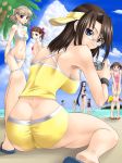  ass back beach bikini breasts duplicate glasses looking_back lowleg lowleg_bikini maria-sama_ga_miteru matsudaira_touko naitou_shouko noriko_nijou ocean sachiko_ogasawara sea shimako_toudou sideboob sky swimsuit takeshima_tsutako toko_matsudaira touko_matsudaira tsutako_takeshima yaso_shigeru yoshino_shimazu yumi_fukuzawa 