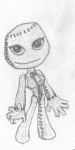 eyelashes littlebigplanet sack_girl_(littlebigplanet) stitches zipper zipper_pull_tab