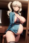 1girl ai_generated ecchi_na_onee-chan_ni_shiboraretai incest incest_pregnancy megumi_(ecchi_na_onee-chan_ni_shiboraretai) pregnant sister stable_diffusion