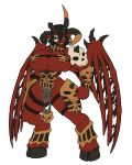  animal_legs big_breasts daemon daemon_girl demon_girl demon_wings gender_bender genderswap horns huge_breasts khorne_(cult) pelvic_curtain red_skin skarbrand warhammer_(franchise) warhammer_40k warhammer_fantasy warhammer_online:_age_of_reckoning wings xelswordart 