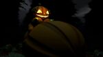  1girl big_belly big_breasts five_nights_at_freddy&#039;s jack_o_pumpkin_(fnaf) nude pumpkin pumpkin_girl pumpkin_head 