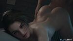 1boy 1girl 3d ass_grab big_breasts big_penis bluelight bluelightsfm bouncing_ass bouncing_breasts brown_eyes brown_hair bubble_butt chloeangelva doggy_position female_focus from_behind jill_valentine looking_at_viewer male moaning oolay-tiger resident_evil rigid3d sex solo_focus thick_thighs ubermachineworks vaginal_penetration