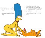  beastiality marge_simpson milf santa&#039;s_little_helper the_simpsons 