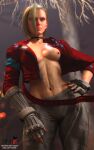  10:16 1girl 3d 3d_(artwork) 4k belly belly_button blonde blonde_hair cammy_white closed_mouth female_focus female_only fit_female gloves jacket medium_hair nighttime open_eyes open_jacket partially_clothed patreon patreon_username red_jacket roosterart scar scar_on_cheek scar_on_face solo_focus standing street_fighter street_fighter_6 subscribestar subscribestar_username video_game video_game_character video_game_franchise 