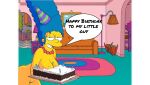  blue_hair incest marge_simpson milf mother_&amp;_son nude_female pearls the_simpsons yellow_skin 