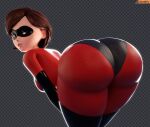  1girl 3d ass ass_focus bent_over big_ass big_breasts blender blender_(software) bottom_heavy breasts brown_eyes brunette bubble_ass bubble_butt domino_mask dumptruck_ass elastigirl fat_ass fat_butt female_only hartman_hips helen_parr huge_ass insanely_hot large_ass large_butt lidded_eyes looking_at_own_butt looking_back pixar seductive seductive_eyes seductive_look seductive_pose sexy sexy_ass sexy_body sexy_breasts smitty34 super_suit swept_bangs the_incredibles thick_ass thick_thighs wide_hips 