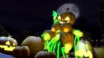  1girl female_only five_nights_at_freddy&#039;s glowing goo halloween jack_o_pumpkin_(fnaf) nude pumpkin_girl pumpkin_head slime tentacle tentacle_sex 