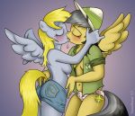 anthro daring_do derpy_hooves friendship_is_magic furry my_little_pony susiebeeca