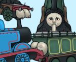 emily the emerald engine from thomas and friends by artist request