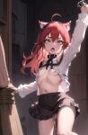  ai_generated bondage crying cum eris_boreas_greyrat interspecies mushoku_tensei:_isekai_ittara_honki_dasu pussy rape sex small_breasts tears 