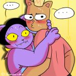 ... 1boy 1boy1girl 1girl 2010s 2019 2d 2d_(artwork) anthro anthro_only artist_name black_hair blush blushing_female blushing_male brown_body brown_fur burgerpants cat cat_boy cat_girl catty_(undertale) caught digital_media_(artwork) domestic_cat duo felid feline felis female_anthro fur furry furry_female furry_male furry_only fury hair hetero intraspecies itanatsu-chan looking_at_viewer male male/female male_anthro mammal monster monster_boy monster_girl purple_body purple_fur spoken_ellipsis straight surprised surprised_expression sweat undertale undertale_(series) video_game_character video_games yellow_sclera