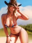  1girl 1girl 1girl abs alluring american_flag american_flag_bikini athletic_female azuma_yasuo azumaarts beach beach_background big_breasts big_breasts bikini blonde_hair cleavage cowboy_hat curvaceous curvy curvy_body curvy_female curvy_figure dead_or_alive dead_or_alive_2 dead_or_alive_3 dead_or_alive_4 dead_or_alive_5 dead_or_alive_6 dead_or_alive_xtreme dead_or_alive_xtreme_2 dead_or_alive_xtreme_3 dead_or_alive_xtreme_3_fortune dead_or_alive_xtreme_beach_volleyball dead_or_alive_xtreme_venus_vacation female_abs female_only fit_female flag_bikini hand_on_hat hat light-skinned_female looking_at_viewer multicolored_bikini multicolored_swimsuit muscle muscular muscular_female one_eye_closed one_eye_closed tecmo thick_thighs tina_armstrong wink winking winking_at_viewer 