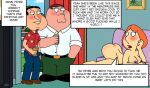 ass_up cheating_wife family_guy glenn_quagmire lois_griffin nude_female peter_griffin presenting_hindquarters presenting_pussy uso_(artist)