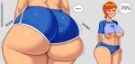 1girl 1girl 1girl 1girl areola areola areola_slip ass ass ass_focus ben_10 big_ass big_ass big_breasts big_breasts big_breasts blush booty_shorts breasts breasts bubble_ass bubble_butt cameltoe cartoon_network cleavage clothed clothing coldarsenal crop_top curvaceous curvy curvy_body curvy_female curvy_figure dat_ass dialogue english_text female_only green_eyes grey_background gwen_tennyson huge_ass huge_ass huge_breasts large_ass mature mature_female midriff minishorts navel nipple nipple_slip orange_hair short_hair shorts simple_background solo_female speech_bubble stockings text thick_ass thick_thighs thighs underwear voluptuous voluptuous_female wide_hips wobble