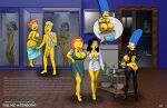 aged_up american_dad big_breasts carter_pewterschmidt crossover family_guy francine_smith hayley_smith human lingerie lois_griffin marge_simpson meg_griffin milf monocone stockings the_simpsons thigh_high_boots tricia_takanawa