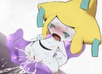  1girl blush color dagashi_(daga2626) dagasi ditto feral goo interspecies jirachi nude pokemon tagme vulva 