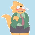 1girl 2020s 2022 2d 2d_(artwork) adorable alphys anthro anthro_only aruput aruput_ut big_breasts blush blushing_female breast_grab breasts chubby chubby_anthro chubby_female clothed clothed_anthro clothed_female cowboy_shot cute deltarune digital_media_(artwork) dinosaur dinosaur_girl embarrassed female_anthro female_only glasses grabbing_own_breast green_background huge_breasts lizard lizard_girl lizard_tail monster monster_girl neck_tie non-mammal_breasts open_mouth outline reptile reptile_girl reptile_tail scalie scalie_female simple_background skirt solo_anthro solo_female sweat tail teeth third-party_source tie undertale undertale_(series) uniform video_game_character video_games white_outline yellow_body yellow_skin