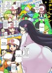  ass bee-j1 bel_(pokemon) black_(pokemon) breast_grab breasts cheren_(pokemon) comic grabbing hard_translated highres hilbert_(pokemon) hilda_(pokemon) humans_of_pokemon hypno makomo_(pokemon) makoto_daikichi mijumaru nintendo oshawott pokemon pokemon_(game) pokemon_black_and_white pokemon_bw touko_(pokemon) touya_(pokemon) translated white_(pokemon) 