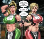  2_girls alluring ass athletic athletic_female bare_midriff big_breasts blonde_hair blue_eyes breasts cassie_cage cerberuslives cleavage complaining curvaceous curvy curvy_figure digital_media_(artwork) eyebrows eyelashes eyes female_abs female_focus fit fit_female hair hips hourglass_figure human legs light-skinned_female light_skin lips lower_body mature mature_female midway_games milf mortal_kombat mortal_kombat_4 mortal_kombat_armageddon mortal_kombat_deadly_alliance mortal_kombat_deception mortal_kombat_ii mother_&amp;_daughter sonya_blade thick thick_hips thick_legs thick_thighs thighs toned_stomach top_heavy top_heavy_breasts ultimate_mortal_kombat_3 upper_body voluptuous voluptuous_female waist wide_hips wilko 