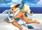 2_females 2girls all_fours anthro anthro/anthro anus ass bbmbbf beach blue_eyes blush booster_(pokemon) creatures_(company) duo eeveelution female female_anthro female_anthro_pokemon fire_type_pokemon flareon furry game_freak gen_1_pokemon gen_4_pokemon glaceon glacia_(pokemon) ice_type_pokemon labia light_blue_fur looking_at_viewer looking_back lowres lying multiple_girls nintendo no_humans nude orange_fur outdoors palcomix pokemon pokemon_(anime) pokemon_(creature) pokemon_(game) pokemon_(species) pokemon_diamond_pearl_&_platinum pokemon_dppt pokemon_heartgold_and_soulsilver pokemon_hgss pokemon_red_green_blue_&_yellow pokemon_rgby pokepornlive porkyman pussy seaside sex tail yuri