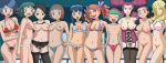 6+girls blonde_hair blue_eyes blue_hair character_request creatures_(company) cynthia_(pokemon) dawn_(pokemon) game_freak gym_leader hair_over_one_eye hat hikari_(pokemon) huge_breasts humans_of_pokemon kageta long_hair multiple_girls nintendo pokemon pokemon_(anime) pokemon_(game) pokemon_black_2_&_white_2 pokemon_black_and_white pokemon_bw pokemon_bw2 pokemon_diamond_pearl_&_platinum pokemon_dppt sakaki_(artist) shirona_(pokemon)