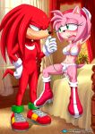 amy_rose bbmbbf diamond_level knuckles_the_echidna mobius_unleashed palcomix pietro's_secret_club sega sonic_the_hedgehog_(series) underwear