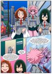  ashido_mina asui_tsuyu bbmbbf comic let_me_unwrap_your_gift_(comic) mina_ashido my_hero_academia ochako_uraraka palcomix toon.wtf tooru_hagakure tsuyu_asui uraraka_ochako 