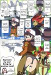  adeku_(pokemon) bee-j1 censored chaps comic hard_translated heart_cutout highres makoto_daikichi n_(pokemon) pants_hole pokemon pokemon_(game) pokemon_bw pussy reshiram team_plasma touko_(pokemon) translated 