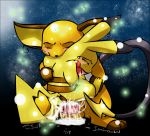  creatures_(company) electric_type_pokemon game_freak gen_1_pokemon insomniac_overlord nintendo pikachu pokemon pokemon_(anime) pokemon_(creature) pokemon_(game) pokemon_(species) raichu yellow_fur 