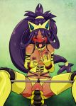 1girl ahegao bdsm blush bondage bound breasts brown_eyes clitoris corset crotchless_panties dark_nipples dark_skin dildo elbow_gloves female fucked_silly full-face_blush gag gloves hairband haxorus huge_dildo iris_(pokemon) long_hair low-tied_long_hair masturbation my_pet_tentacle_monster nintendo nipple_piercing nipples object_insertion open_mouth panties piercing pokemon pokemon_(game) pokemon_bw purple_hair pussy pussy_juice ring_gag rolling_eyes saliva self_fondle solo spread_legs spreader_bar thighhighs tongue tongue_out uncensored underwear vaginal vaginal_object_insertion very_long_hair wink yellow yellow_gloves yellow_legwear