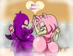  2_girls amy_rose anthro ass ass_to_ass avian avian_humanoid beak big_ass bottom_heavy bubble_ass bubble_butt butt_bump dat_ass fat_ass fat_butt feathers female_only furry gloves hedgehog hedgehog_humanoid high_five huge_ass huge_breasts large_ass large_butt locker_room long_hair nude pink_body pink_quills pink_spines purple_body purple_feathers quills roga14 seductive sega sexy sexy_ass sexy_body shades short_hair smelly_ass sonic_riders sonic_the_hedgehog_(series) spines swallow swallow_(bird) thick_ass wave_the_swallow wide_hips 