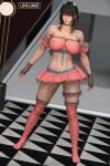  1girl alluring big_breasts dead_or_alive dead_or_alive_xtreme dead_or_alive_xtreme_2 dead_or_alive_xtreme_3 dead_or_alive_xtreme_3_fortune dead_or_alive_xtreme_beach_volleyball dead_or_alive_xtreme_venus_vacation loveluv69 nanami_(doa) outfit pajamas pin_up seductive skirt tecmo thighhighs top 