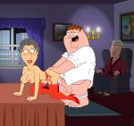  barbara_pewterschmidt breasts carter_pewterschmidt cum cum_inside doggy_position duchess_(artist) erect_nipples erect_penis family_guy garter_belt high_heels huge_penis nude peter_griffin red_stockings stockings thighs vaginal 